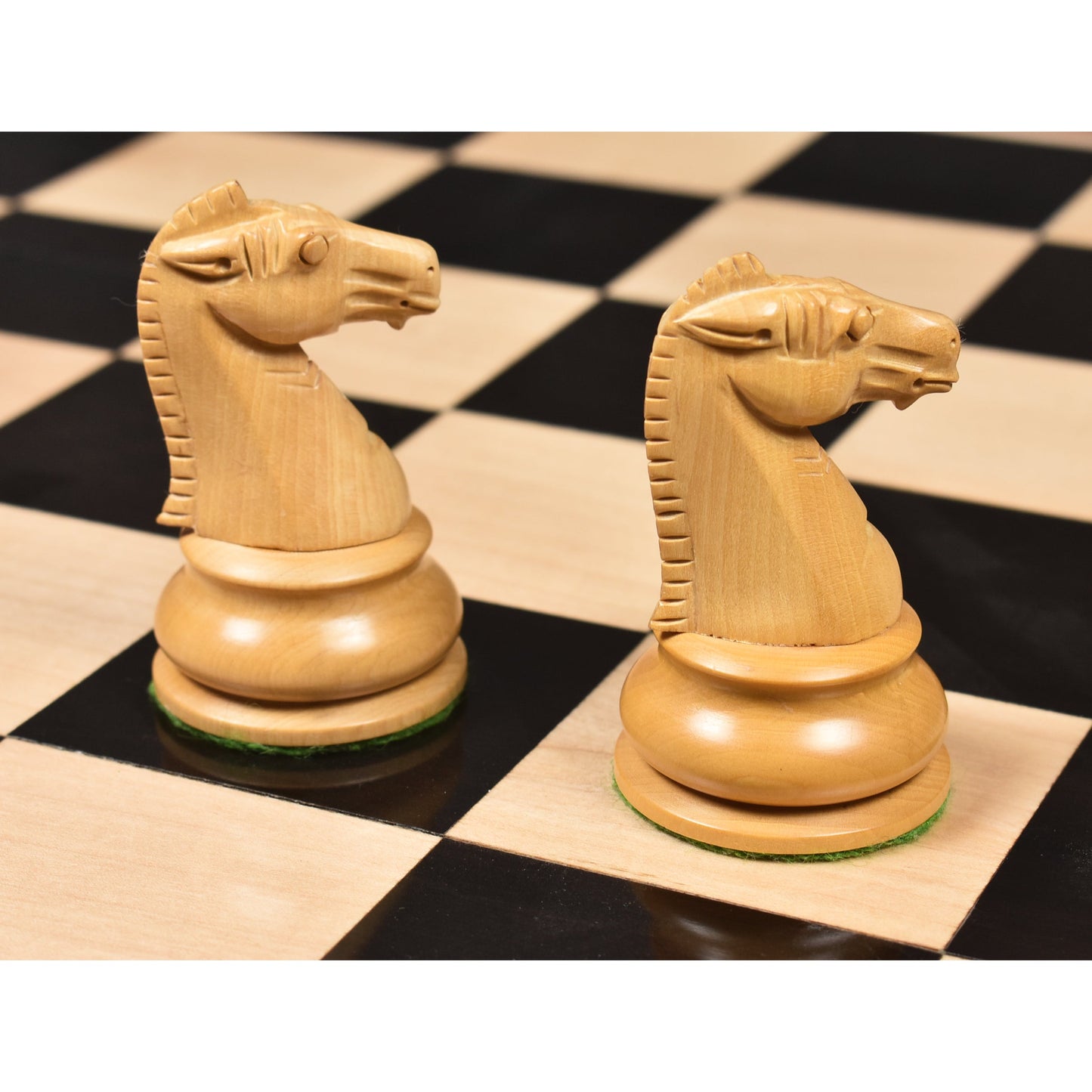 4.3" British Chess Company (BCC) Chess Set- Chess Pieces Only - Ebony Wood - Triple Weight
