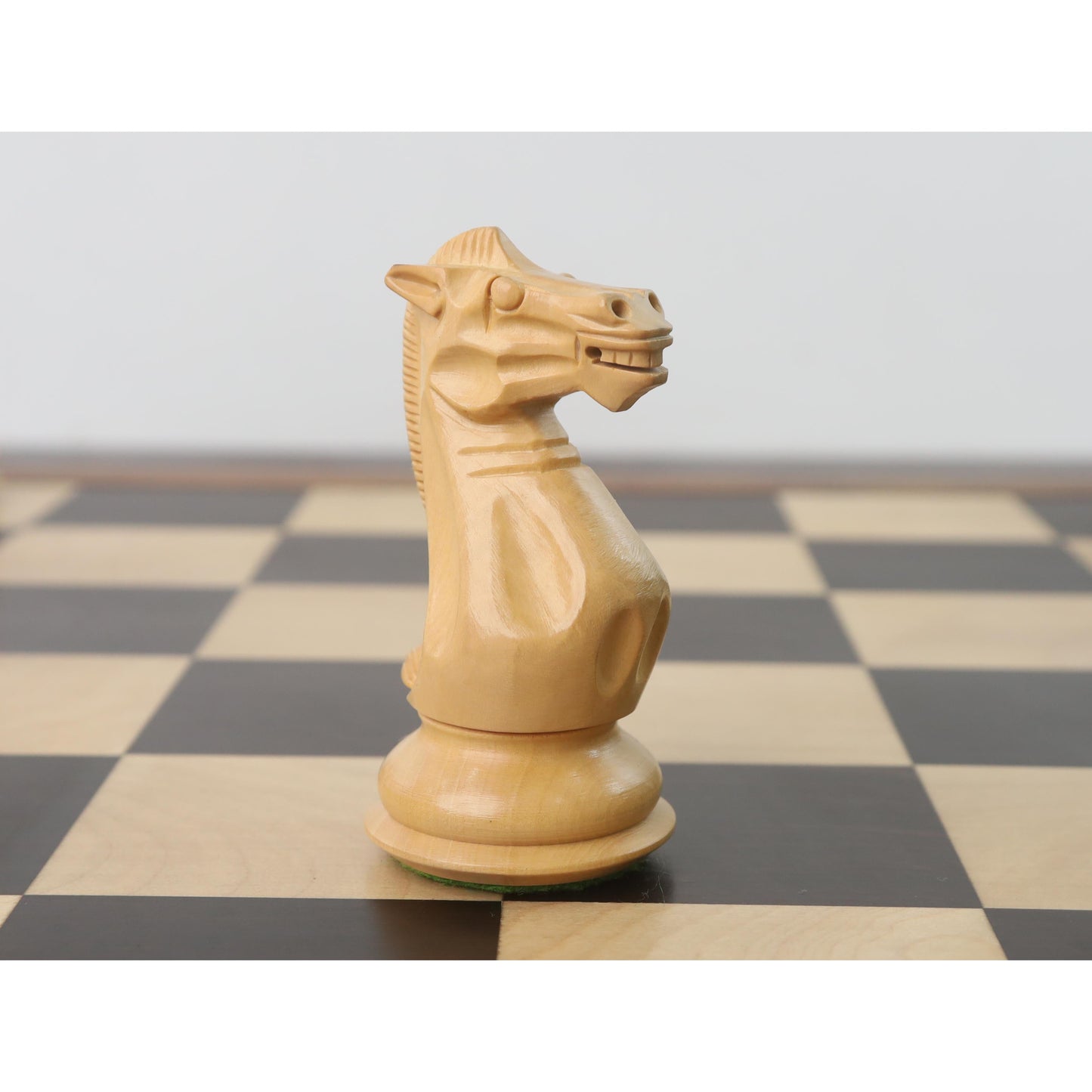 Combo of 4.1" Pro Staunton Weighted Ebonised Chess Pieces with 21"Board and Wooden Storage Box