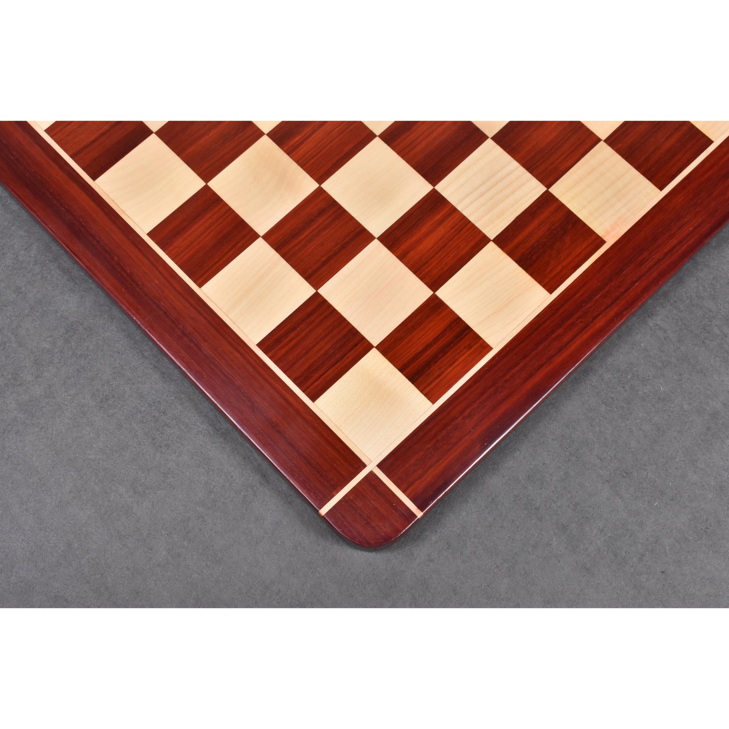 Arthur Luxury Staunton Chess Set Combo - Pieces in Bud Rosewood with 23" Wooden Chessboard and Storage Box