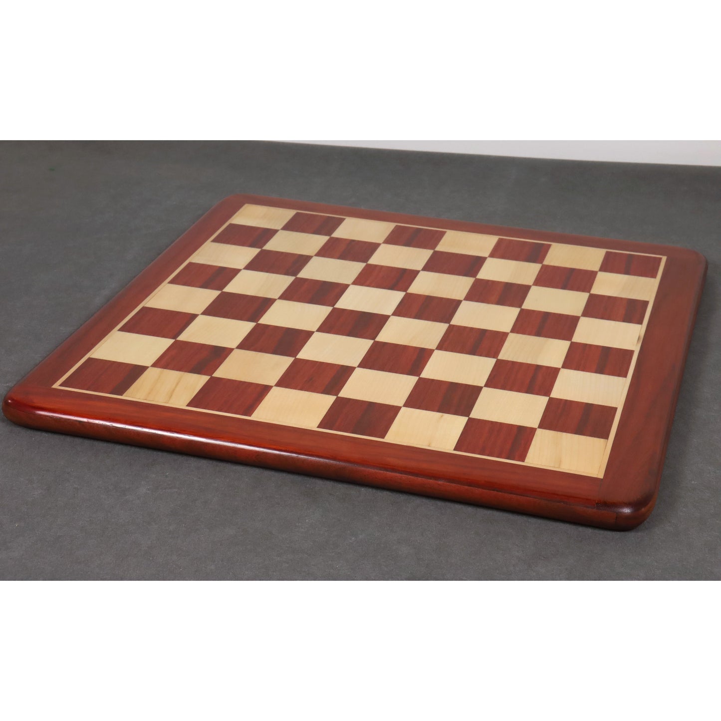 19" Bud Rosewood & Maple Wood Chess board - 50 mm Square