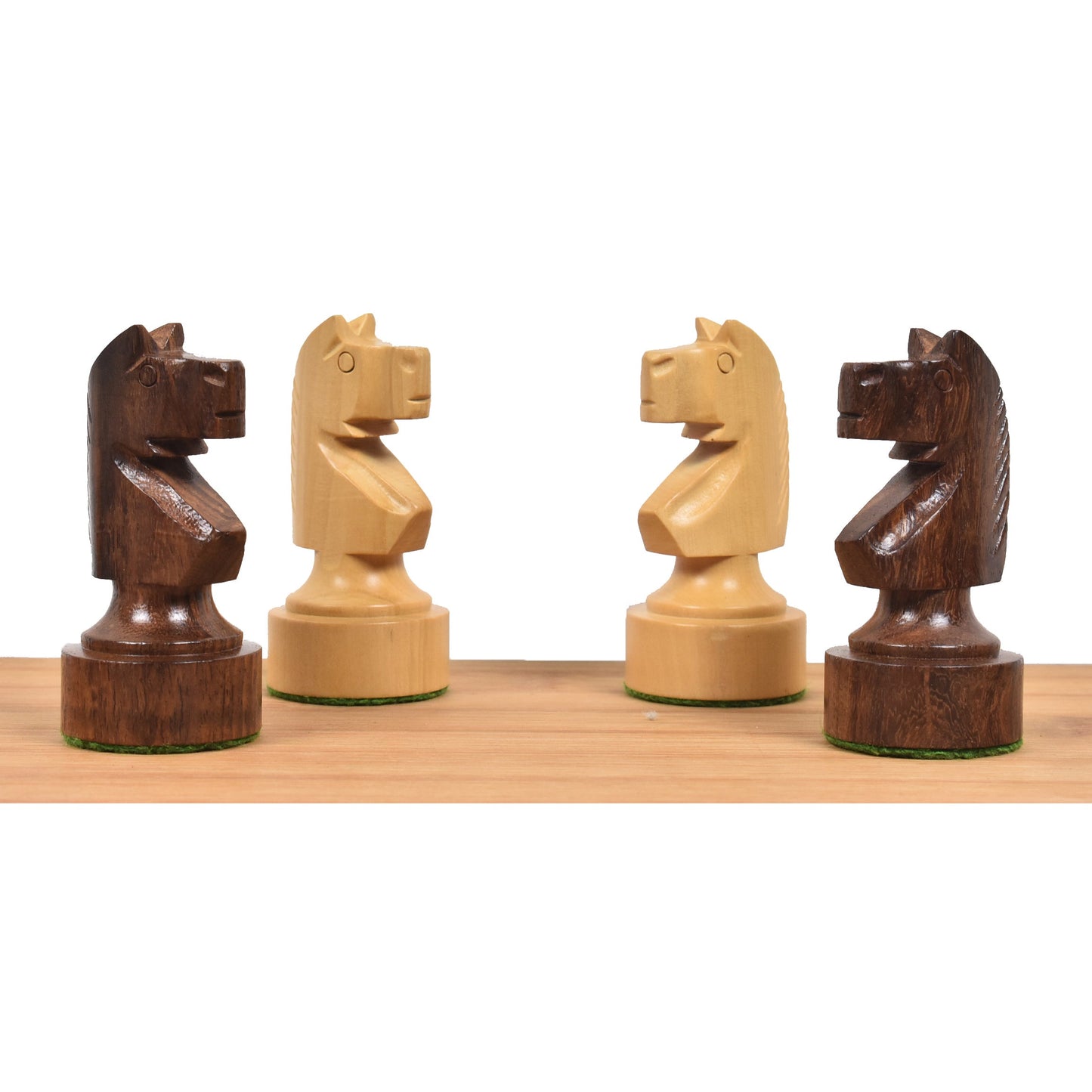 Bundesform German Staunton Alternative Chess Set- Chess Pieces Only- Golden Rosewood – 3.8″