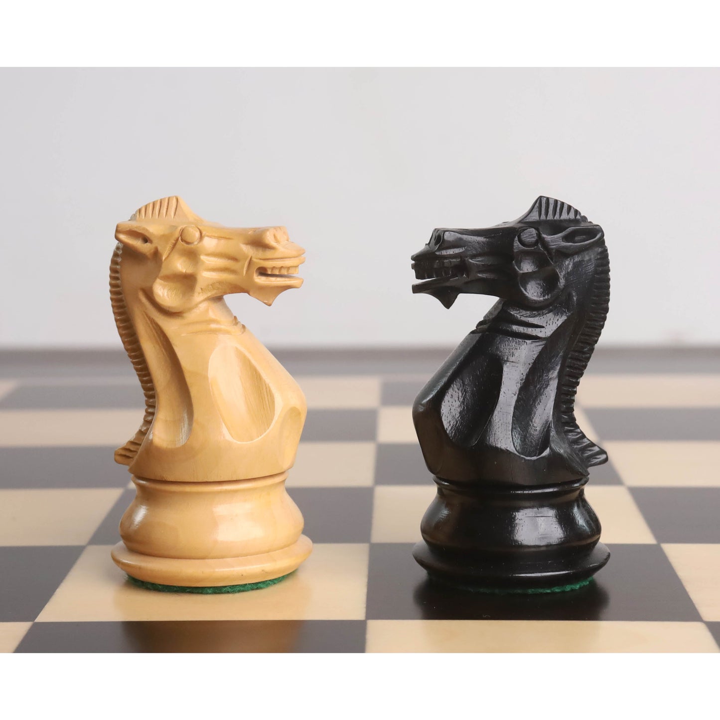 3.9" Professional Staunton Chess Set- Chess Pieces Only - Weighted Ebony wood