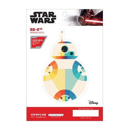Star Wars Chromatic BB-8 Window Decal