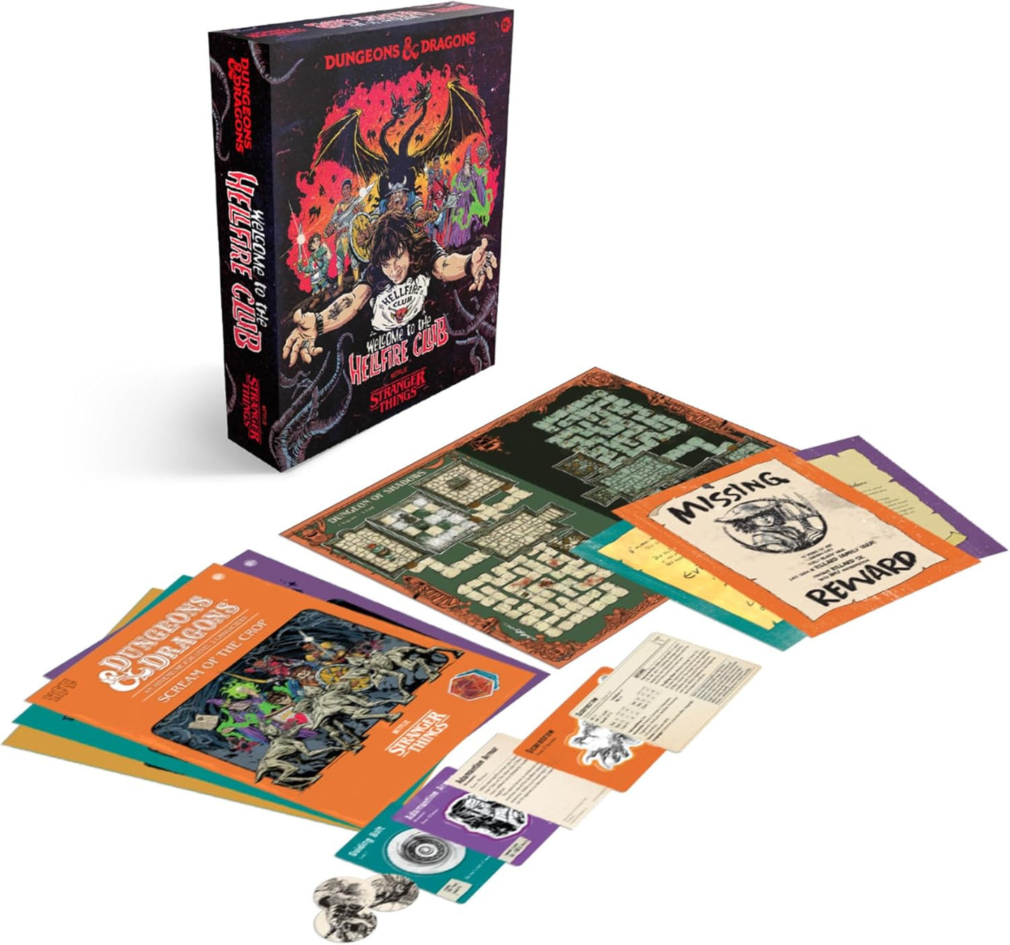 Dungeons & Dragons Stranger Things: Welcome to The Hellfire Club Adventure Game