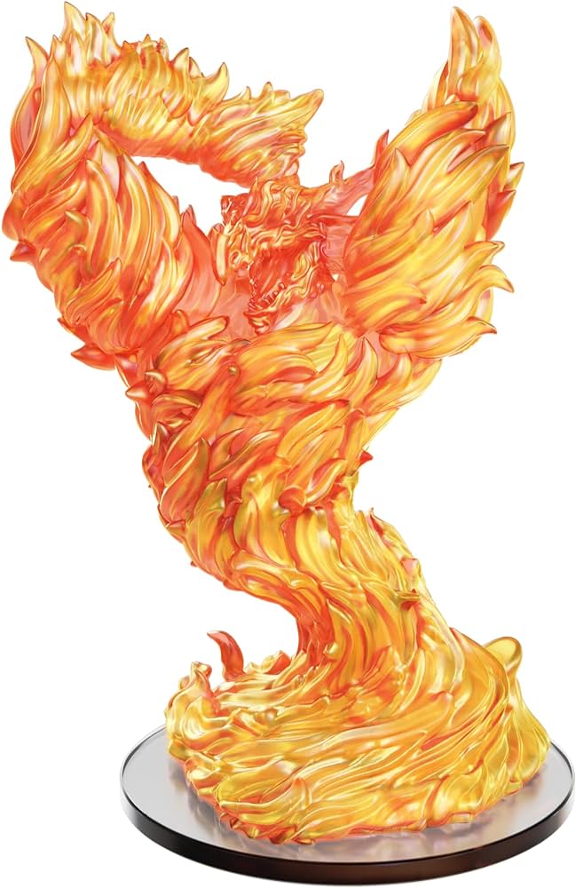 D&D: NMU - ANIMATED FIRE BREATH W2 (UNPAINTED) MINIATURE