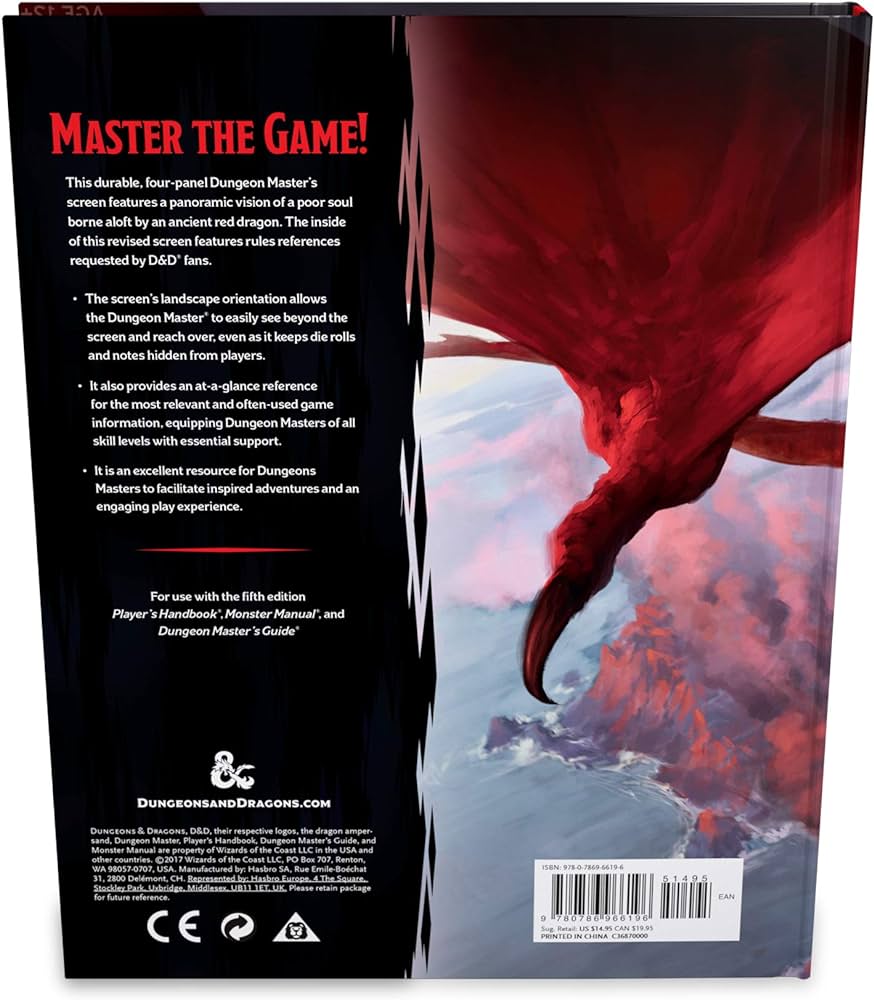 Dungeons & Dragons: DM Support - D&D 5th Edition: Dungeon Master's Screen Reincarnated