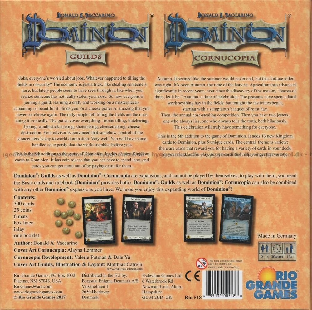 Dominion: Cornucopia and Guilds (Second Edition)