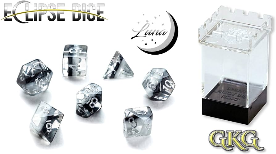 “Luna” Eclipse Dice