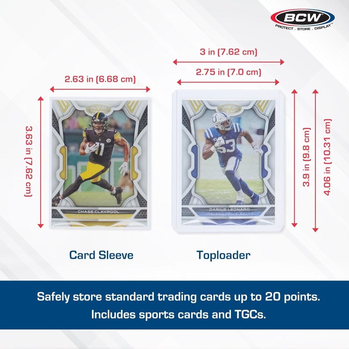 100 Count Card Sleeve and Toploader Combo Pack