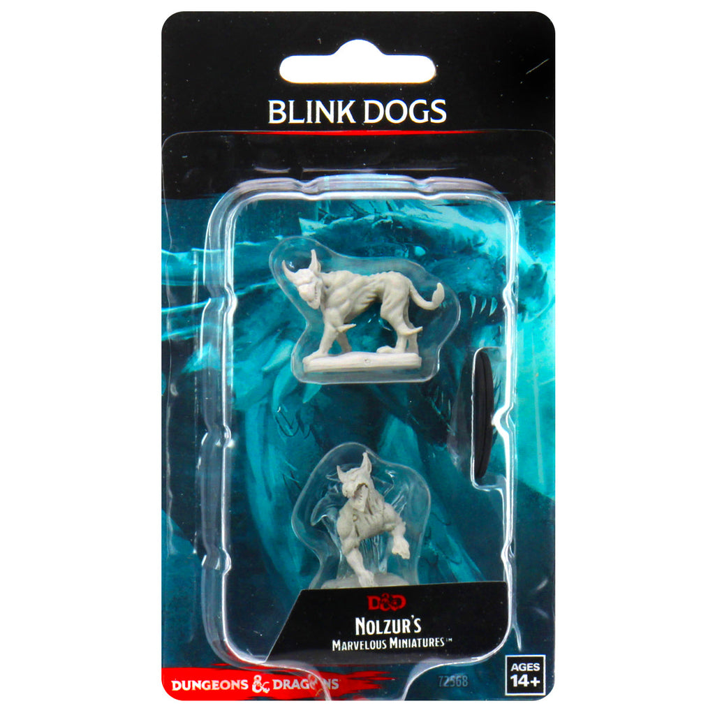 D&D: Nolzur's Marvelous Minis: Blink Dogs W1 (Unpainted)