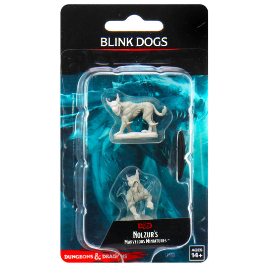 D&D: Nolzur's Marvelous Minis: Blink Dogs W1 (Unpainted)