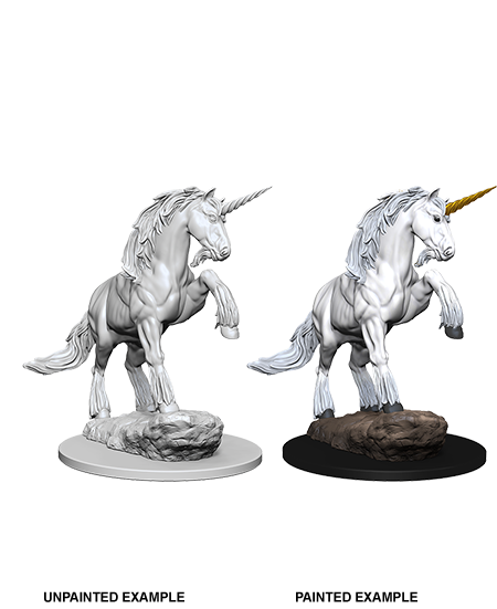 Pathfinder: Unicorn Unpainted Miniature