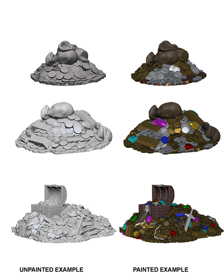 WKZ: DEEPCUTS - TREASURE PILES (UNPAINTED) MINIATURE