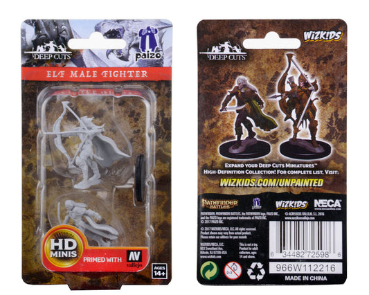 Pathfinder: Deepcuts - Elf Male Fighter Miniature