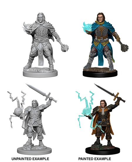 PATHFINDER: DEEPCUTS - HUMAN CLERIC MALE (UNPAINTED) MINIATURE