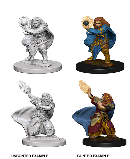 DUNGEONS AND DRAGONS: NOLZUR'S MARVELOUS UNPAINTED MINIATURES -W4-FEMALE DWARF WIZARD