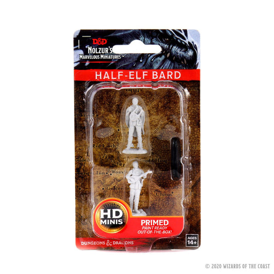 D&D: NMU - HALF-ELF BARD (UNPAINTED) MINIATURE