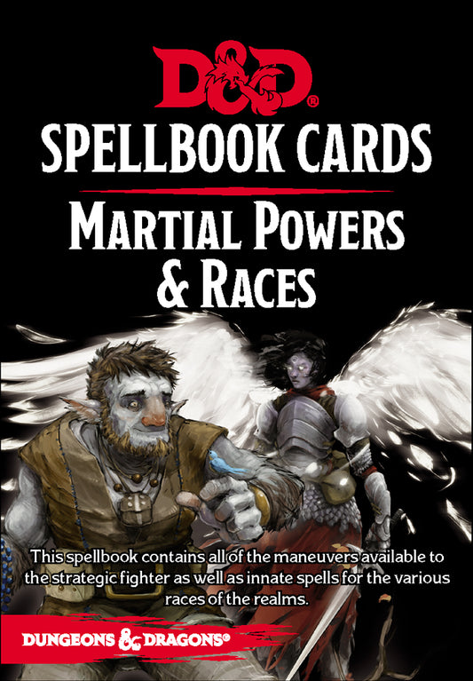 D&D: Spellbook Cards - Martial Powers And Races