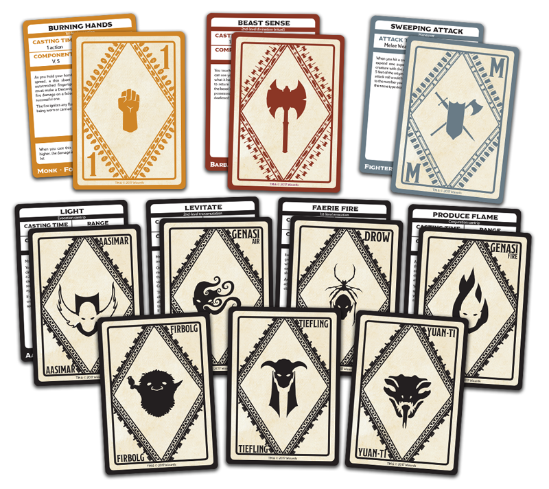 D&D: Spellbook Cards - Martial Powers And Races