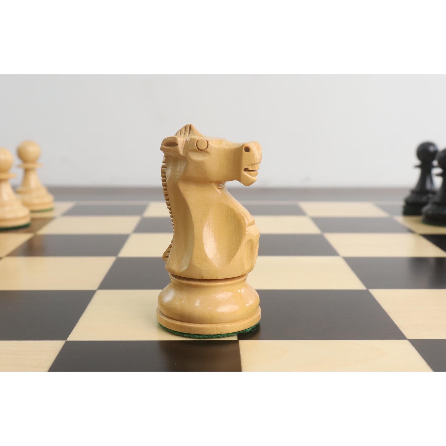 1972 Championship Fischer Spassky Chess Set- Chess Pieces Only - Double Weighted Ebony wood