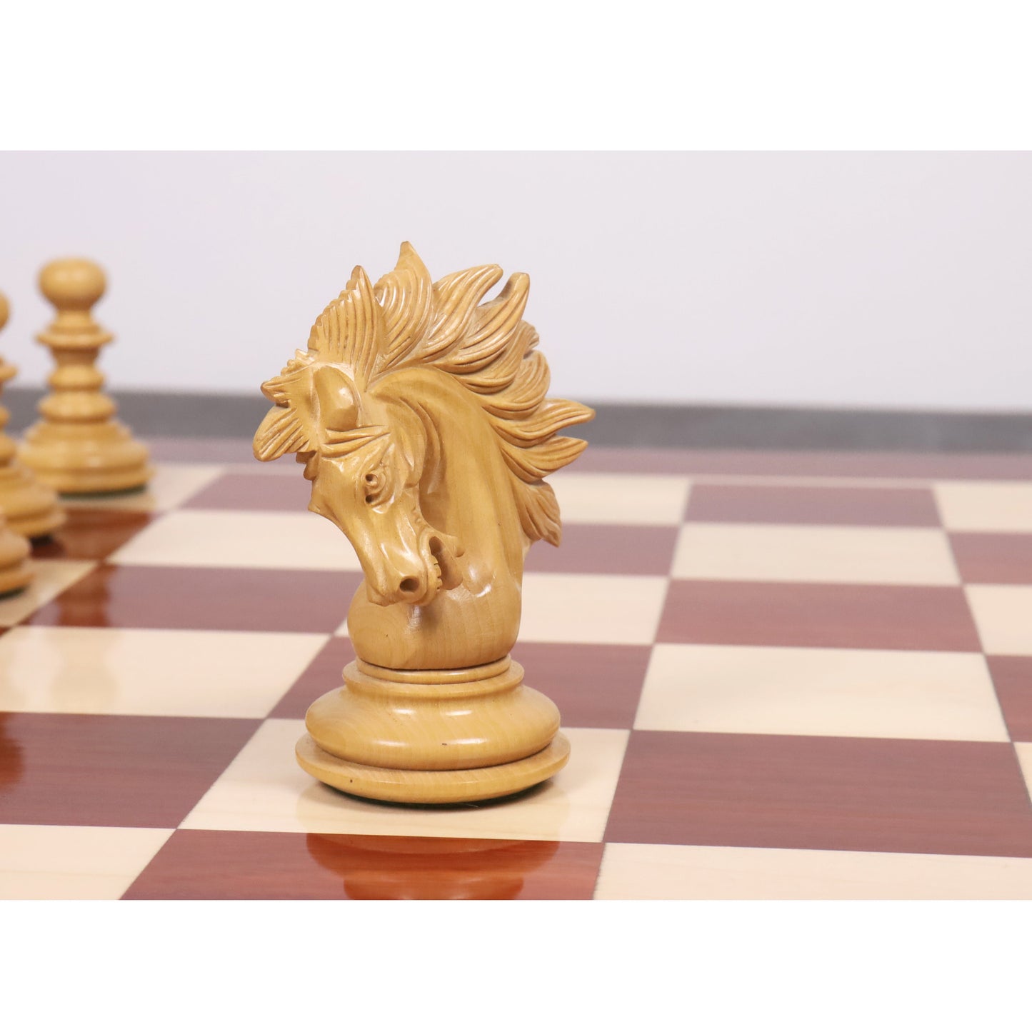 Combo of 4.3" Marengo Luxury Staunton Chess Set - Pieces in Bud Rosewood with Board and Box