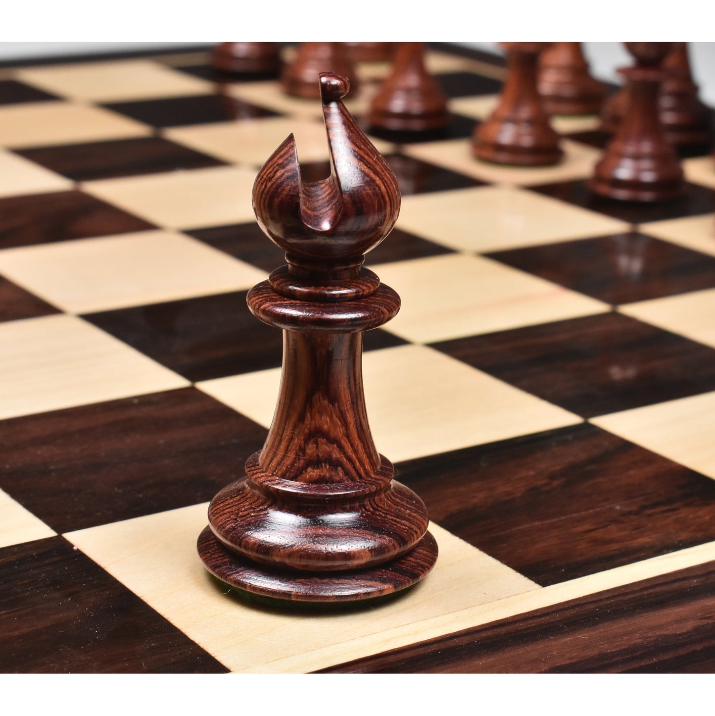 3.7" Emperor Series Staunton Chess set- Chess Pieces Only- Double Weighted Rose Wood