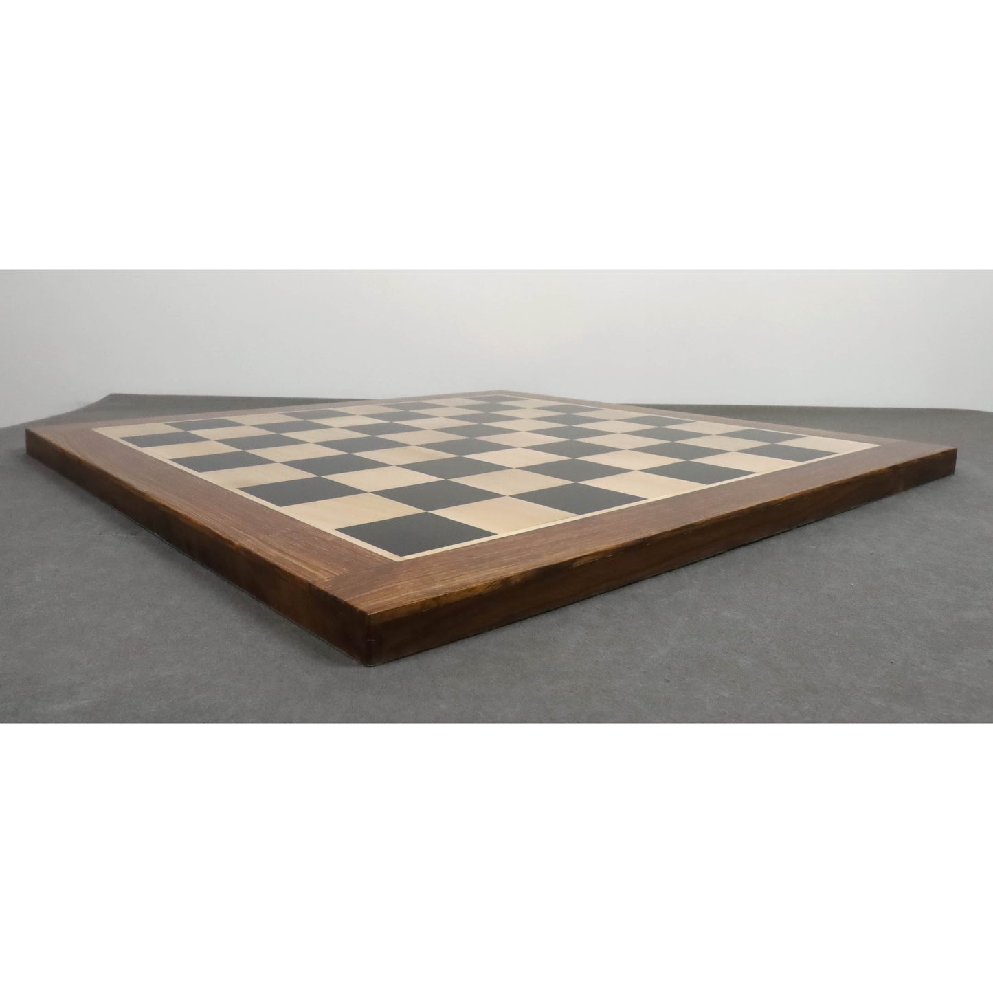 Arthur Luxury Staunton Chess Set Combo - Pieces in Ebony Wood with 23" Large Ebony & Maple Wood Chessboard and Storage Box