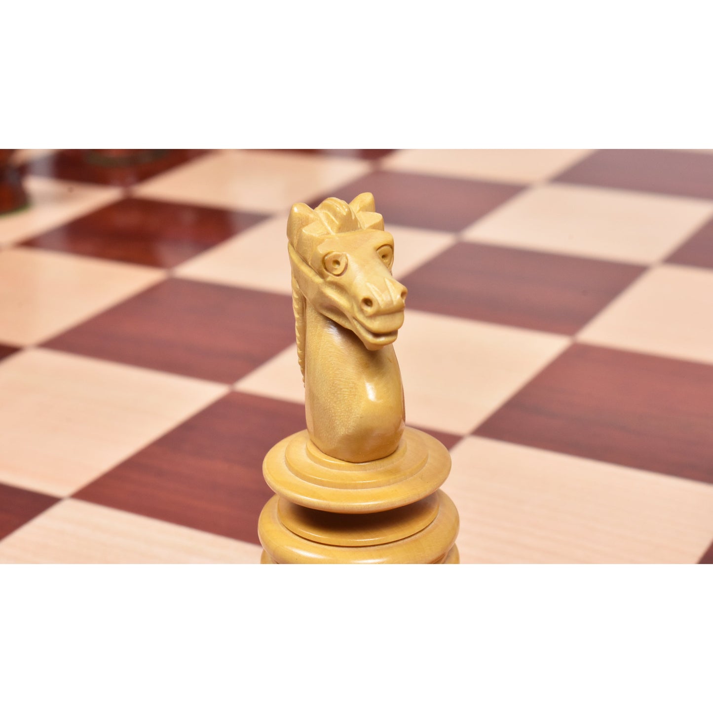 4.3" St. George Pre-Staunton Calvert Chess Set- Chess Pieces Only – Bud Rosewood & Boxwood