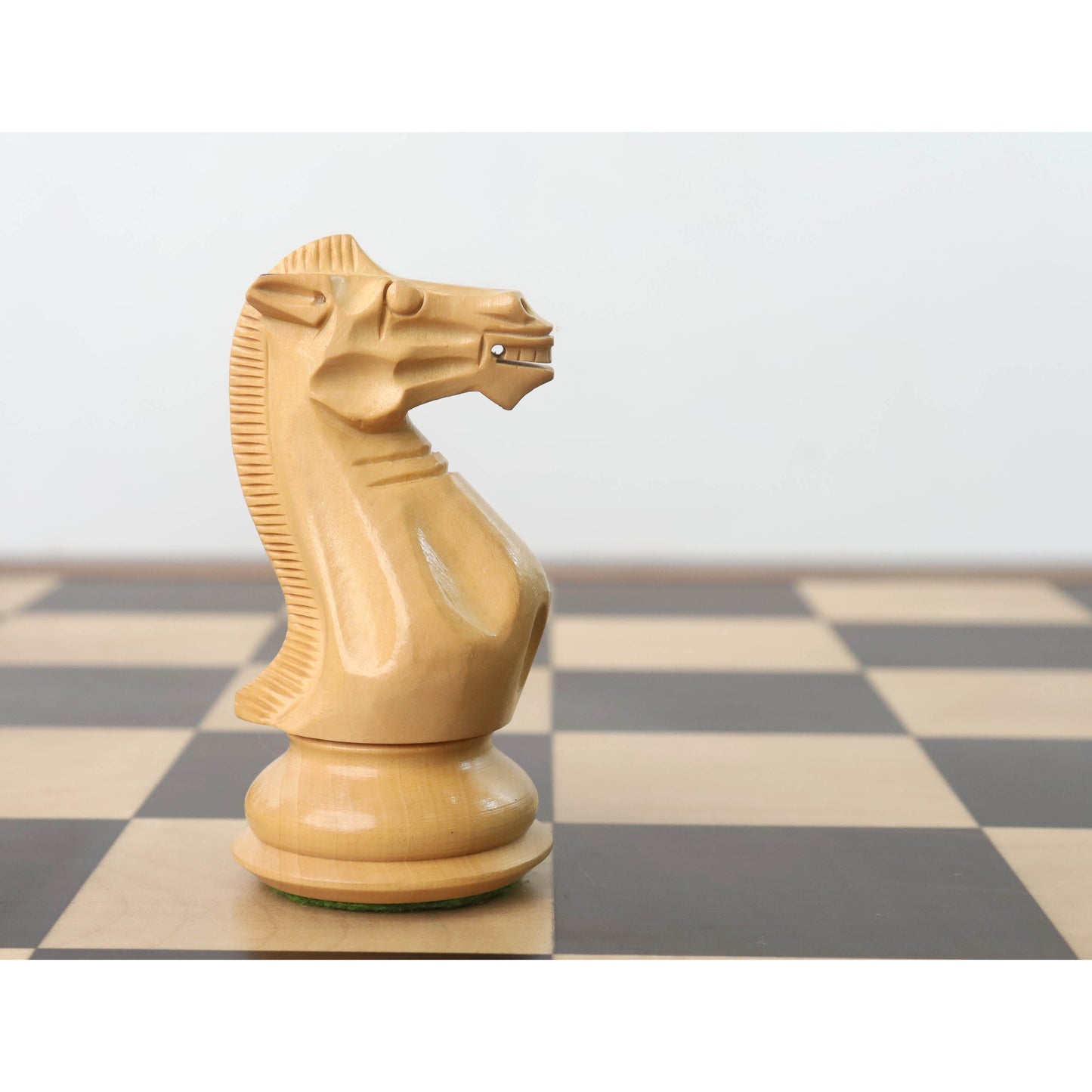 Combo of 4.1" Pro Staunton Weighted Ebonised Chess Pieces with 21"Board and Wooden Storage Box