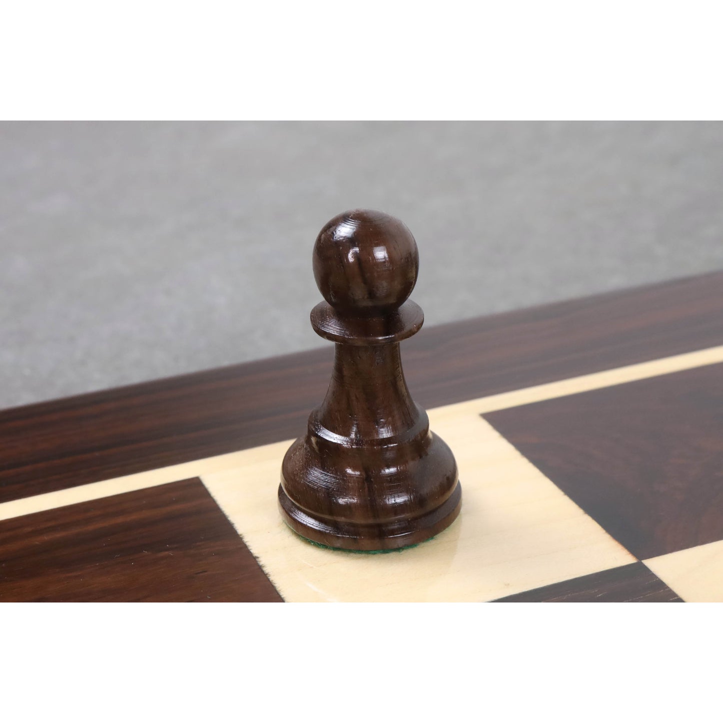 Leningrad Staunton Chess Set- Chess Pieces Only - Rosewood & Boxwood - 4" King