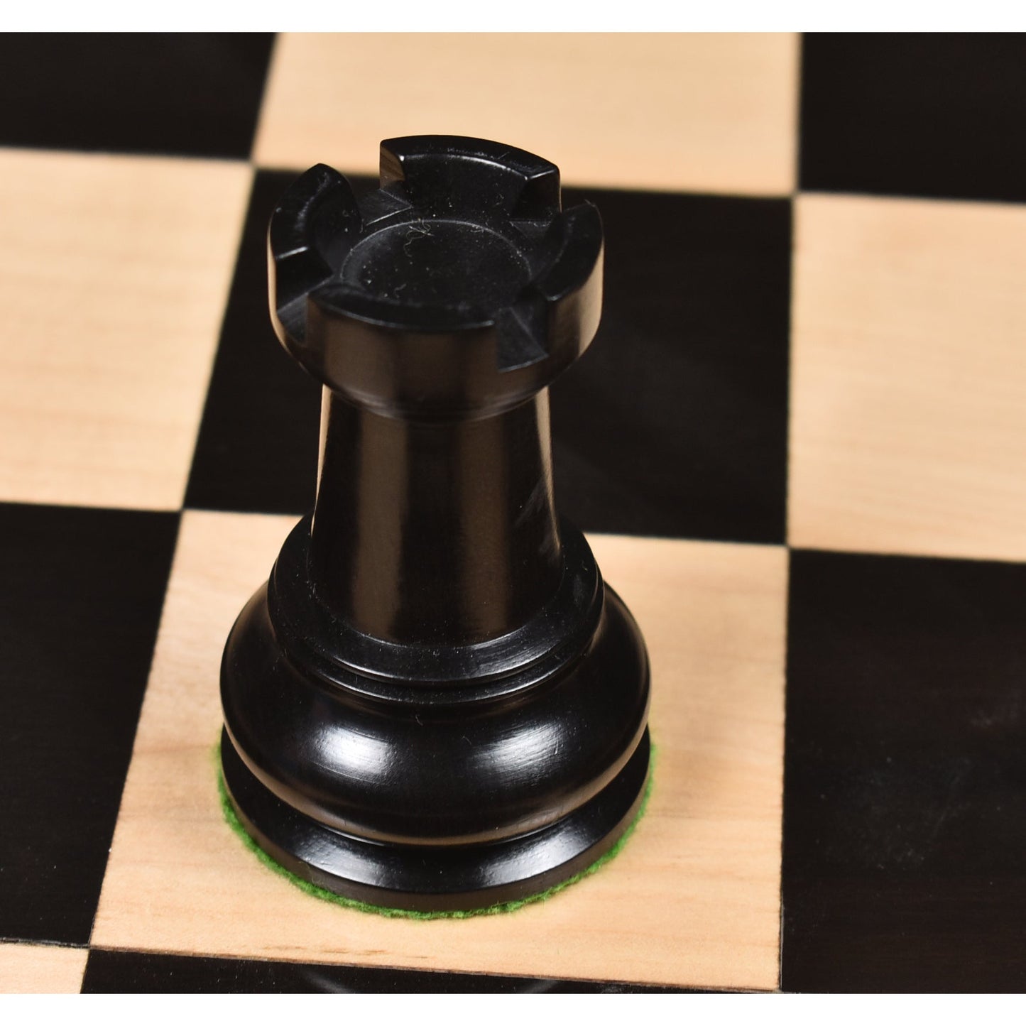 4.3" British Chess Company (BCC) Chess Set- Chess Pieces Only - Ebony Wood - Triple Weight