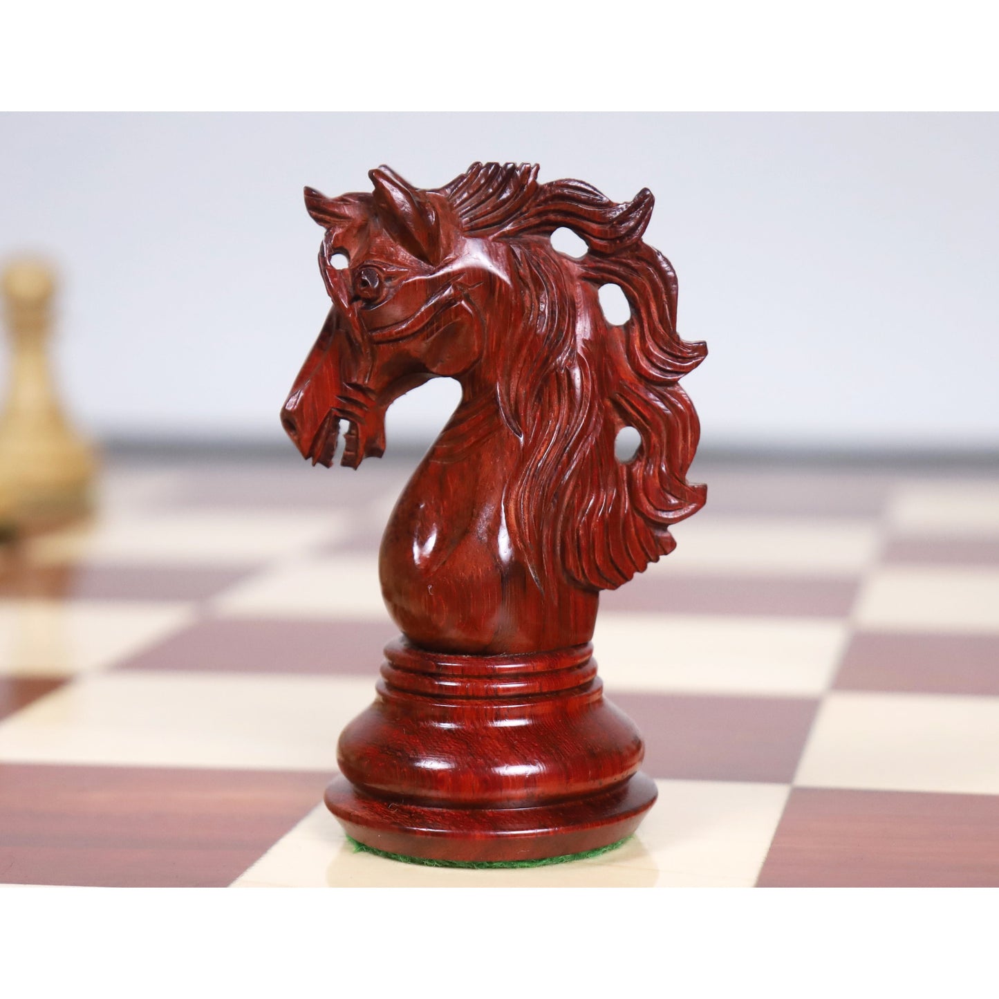 Combo of 4.6" Spartacus Luxury Staunton Chess Set - Pieces in Bud Rosewood with Board and Storage Box