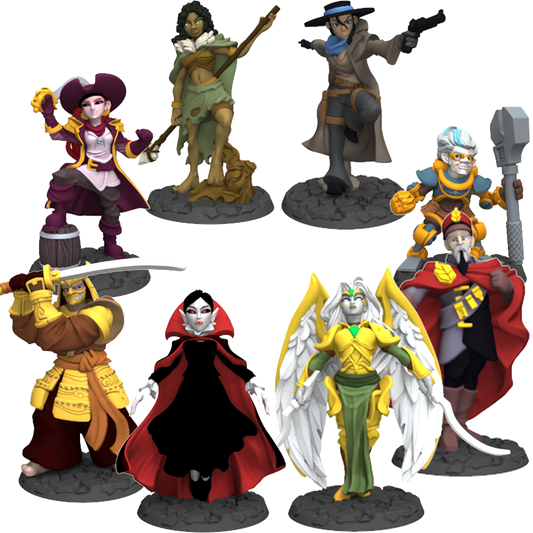 Dice Throne: Season 2 pre-painted miniatures