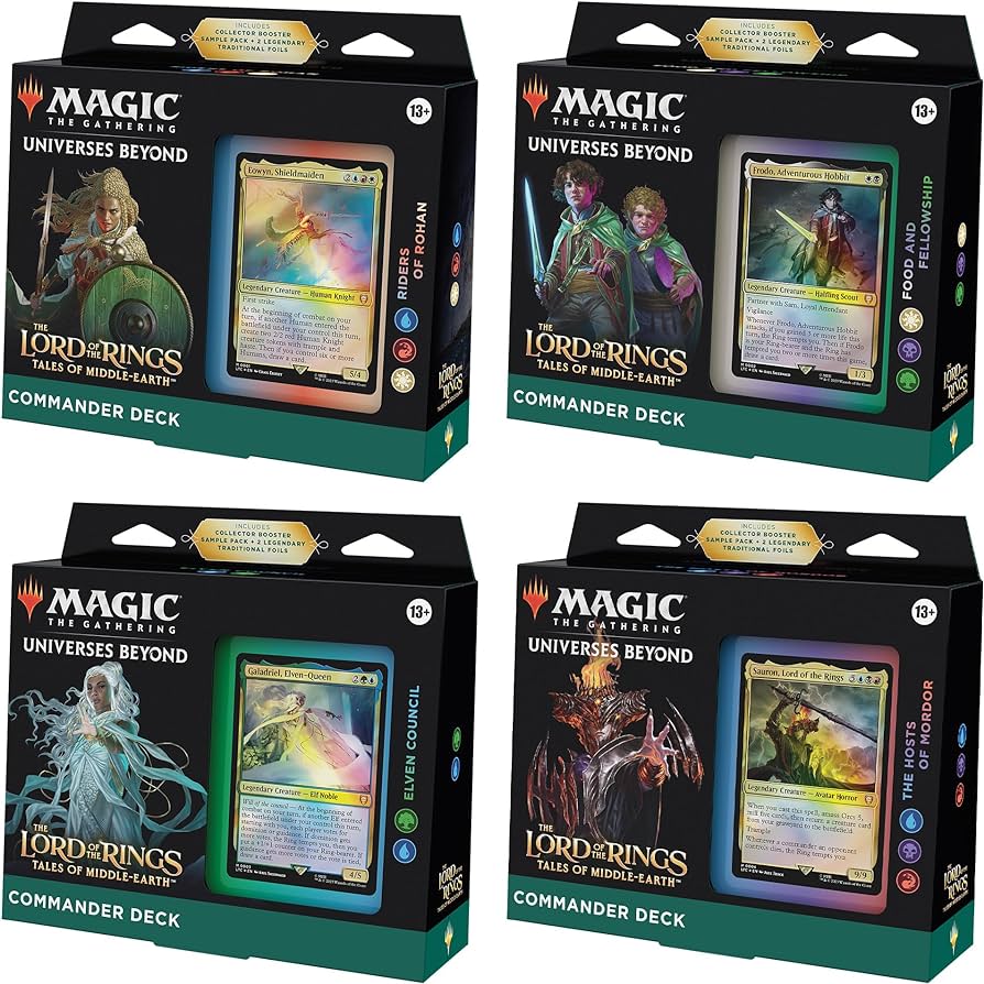 Magic the Gathering: The Lord of the Rings: Tales of Middle-Earth Commander Decks