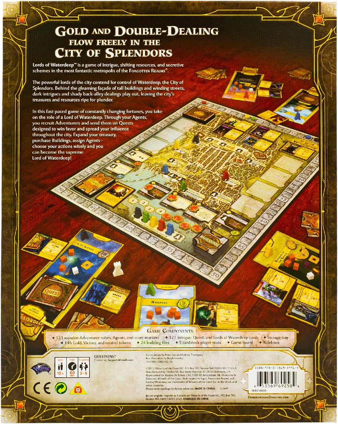 D&D Lords of Waterdeep Board Game