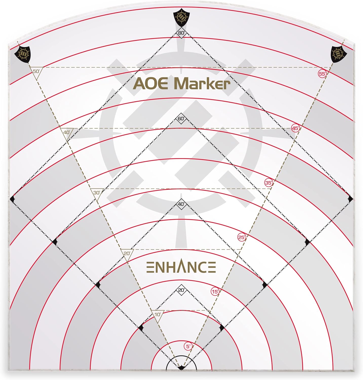 Enhance: Tabletop 60' Area of Effect Cone Marker