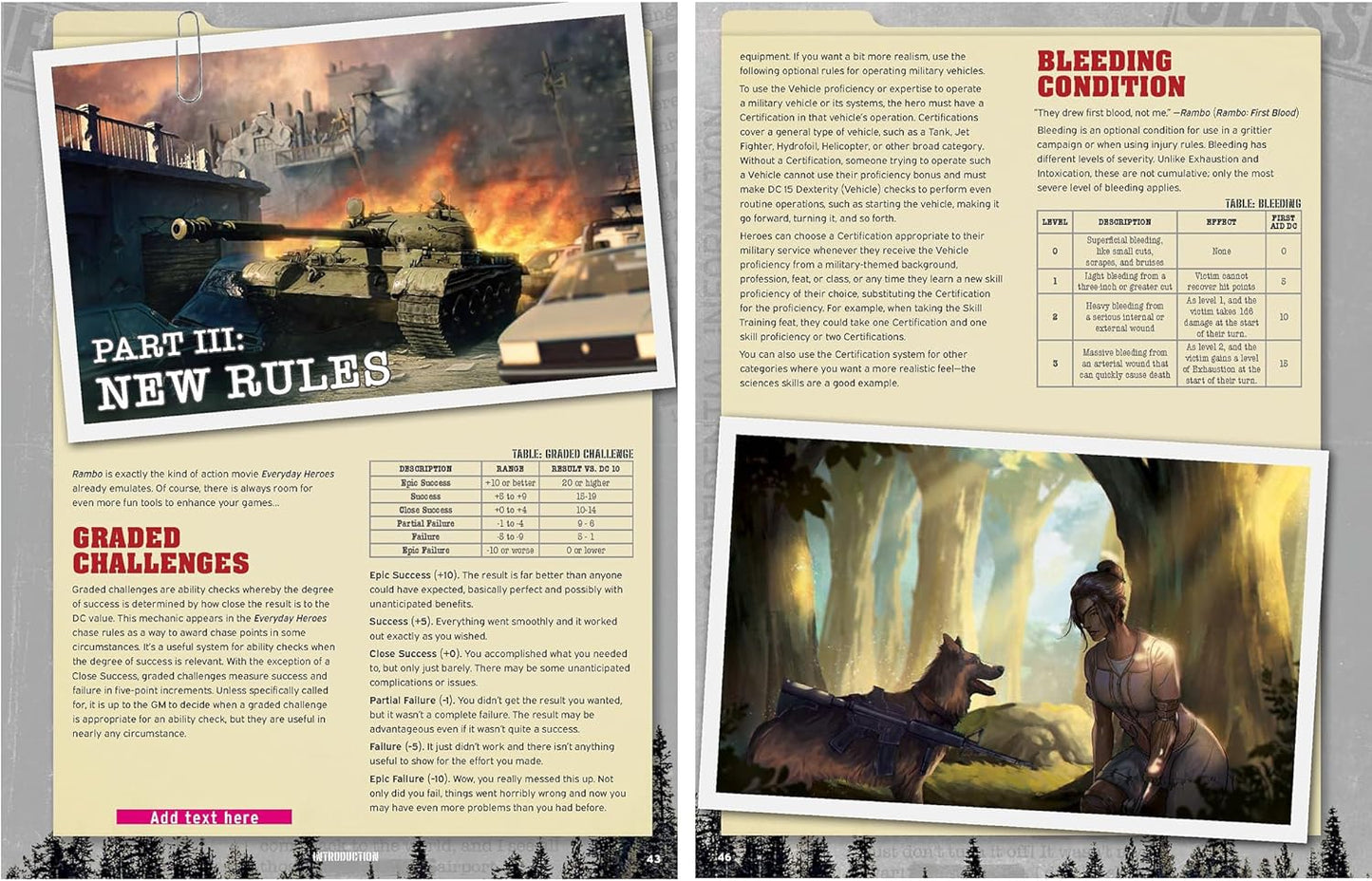 Everyday Heroes RPG: Cinematic Adventure: Rambo