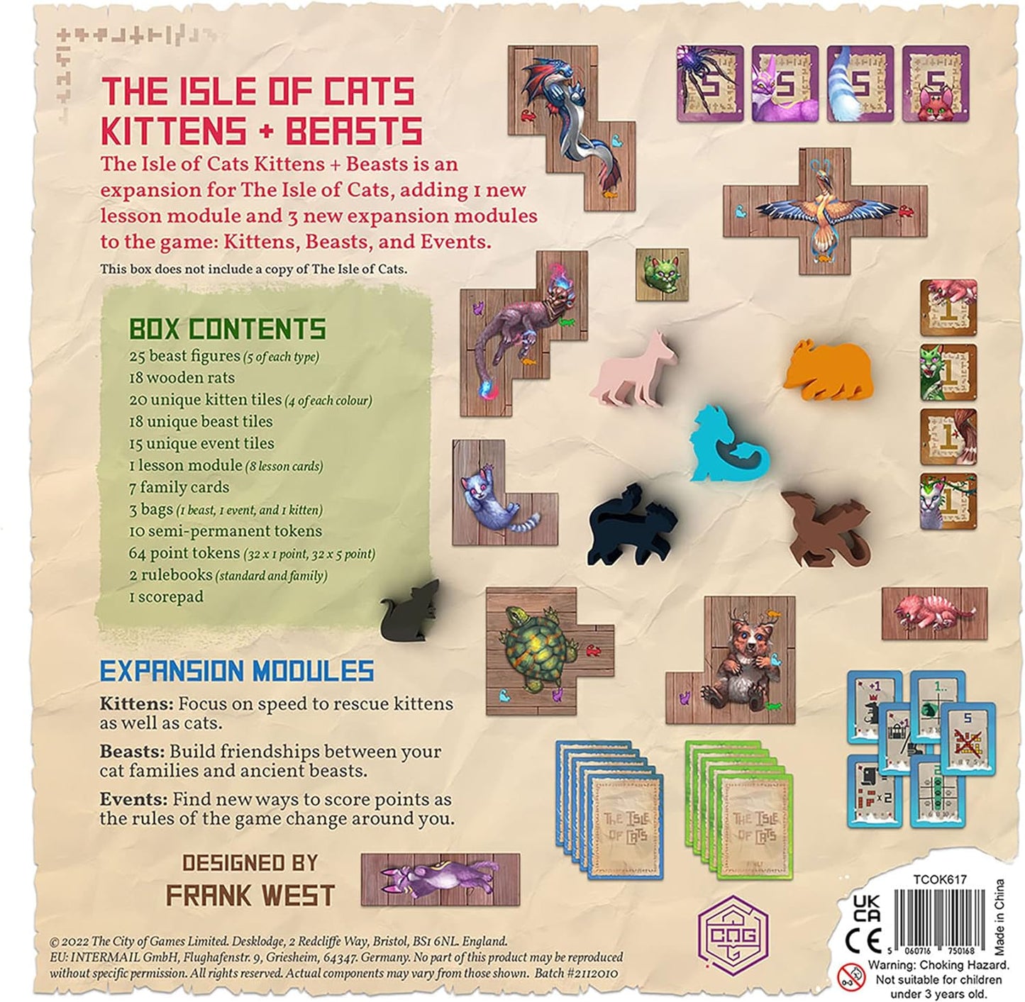 The Isle of Cats:  Kittens and Beasts Expansion