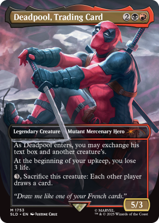Magic the Gathering CCG: Secret Lair Marvel Non Foil