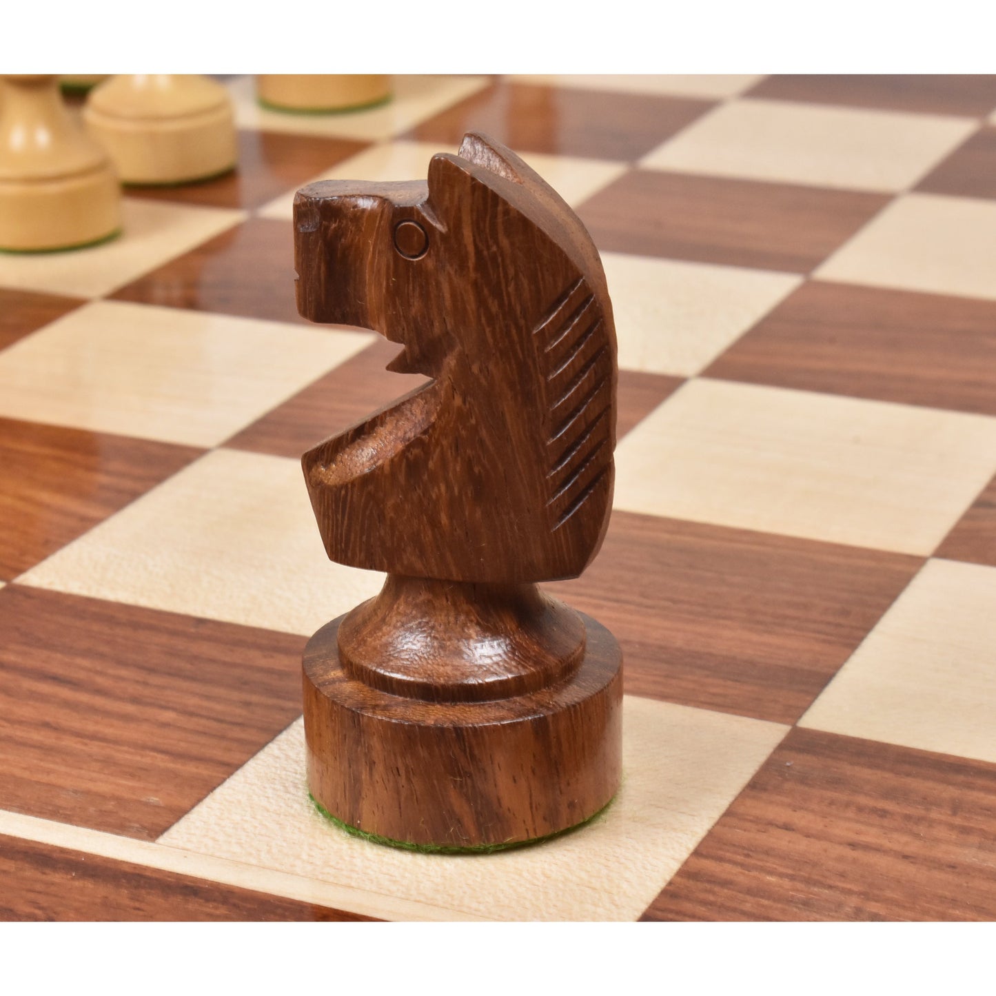 Bundesform German Staunton Alternative Chess Set- Chess Pieces Only- Golden Rosewood – 3.8″