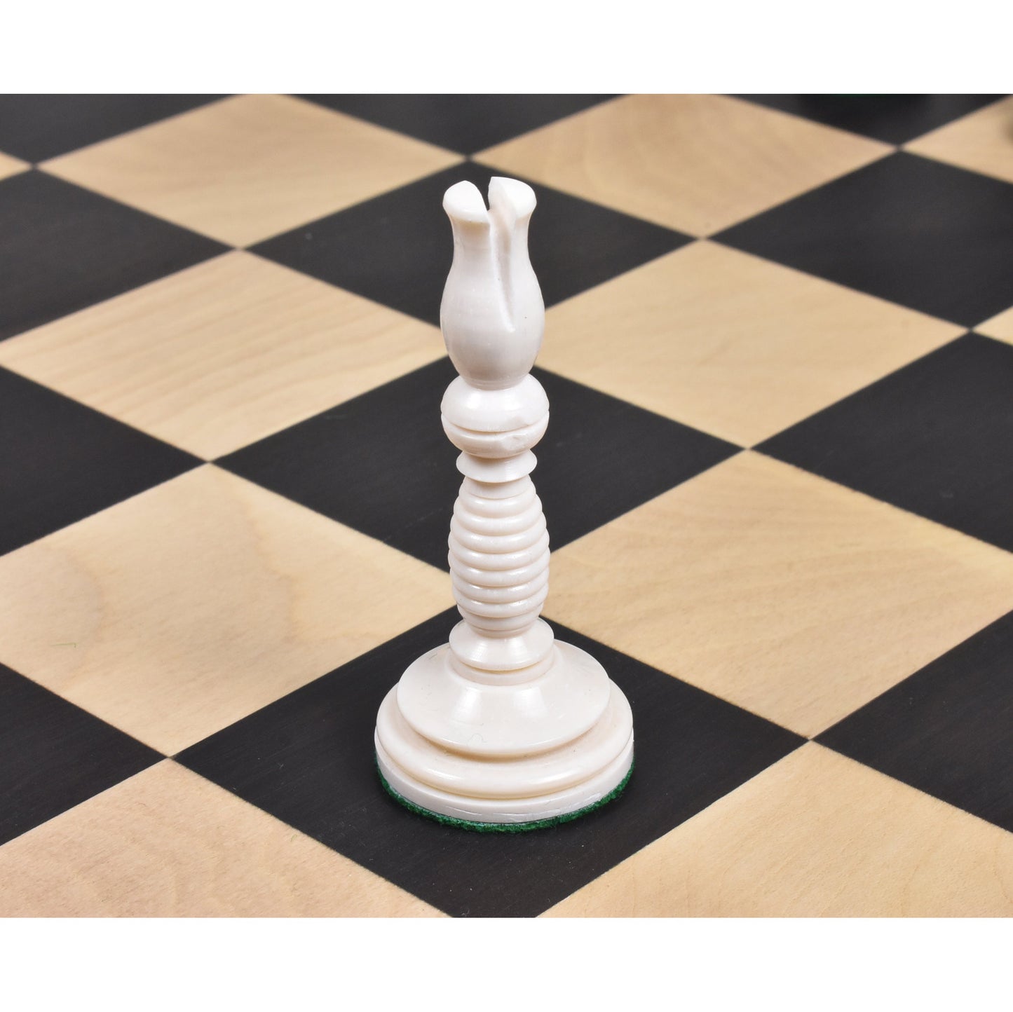 4.4″ Minaret Series Hand Carved Camel Bone Chess Set- Chess Pieces Only – Ivory White