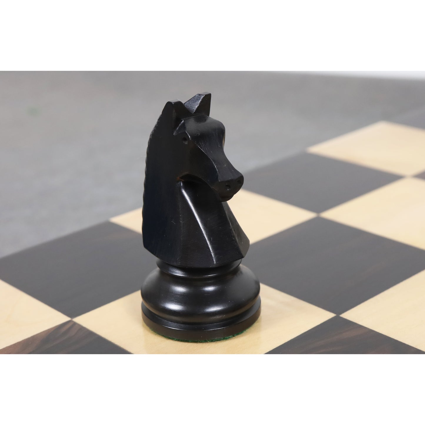 3.9" French Chavet Tournament Chess Set- Chess Pieces Only - Antiqued Boxwood