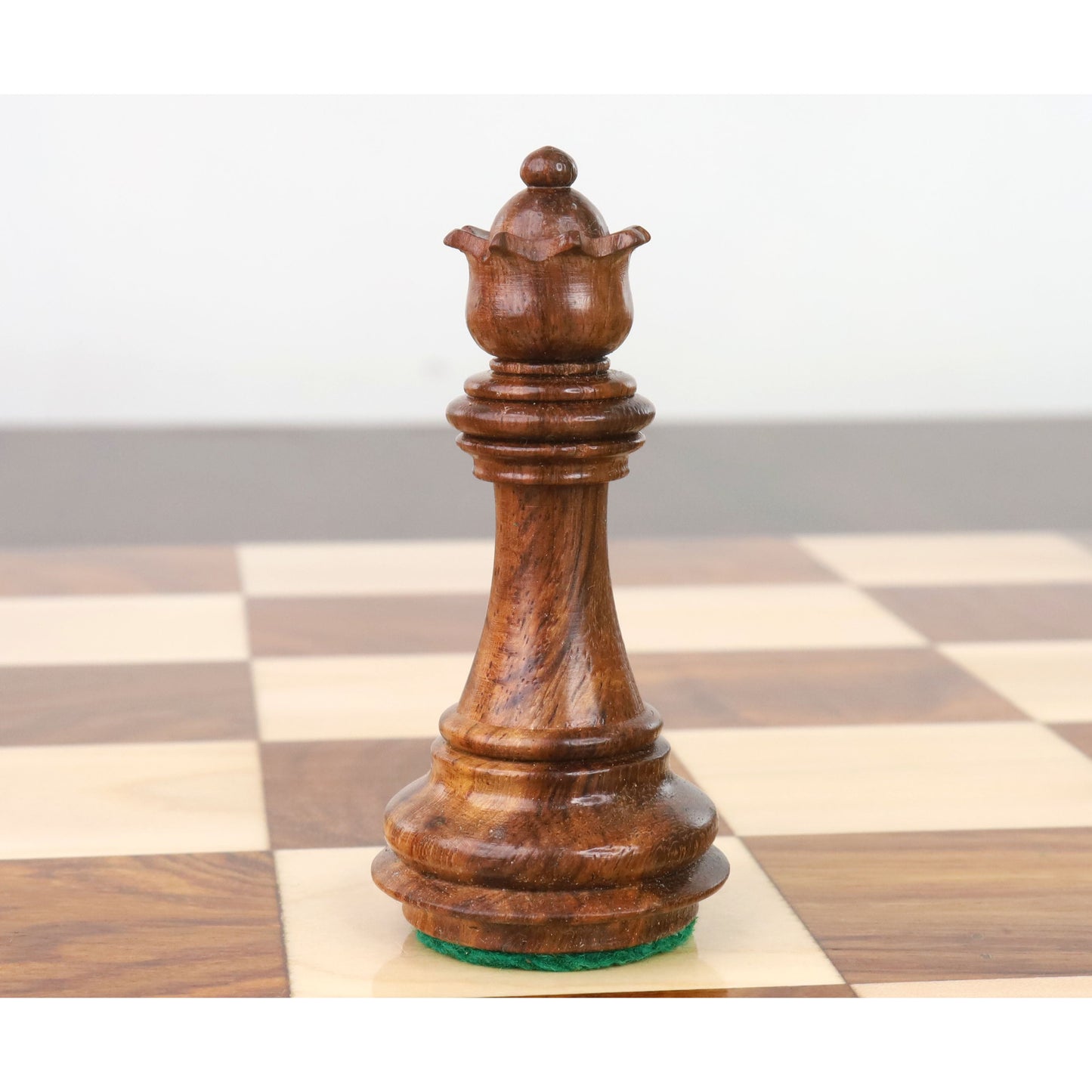 3.4" Meghdoot Series Staunton Chess Set- Chess Pieces Only - Weighted Golden Rosewood