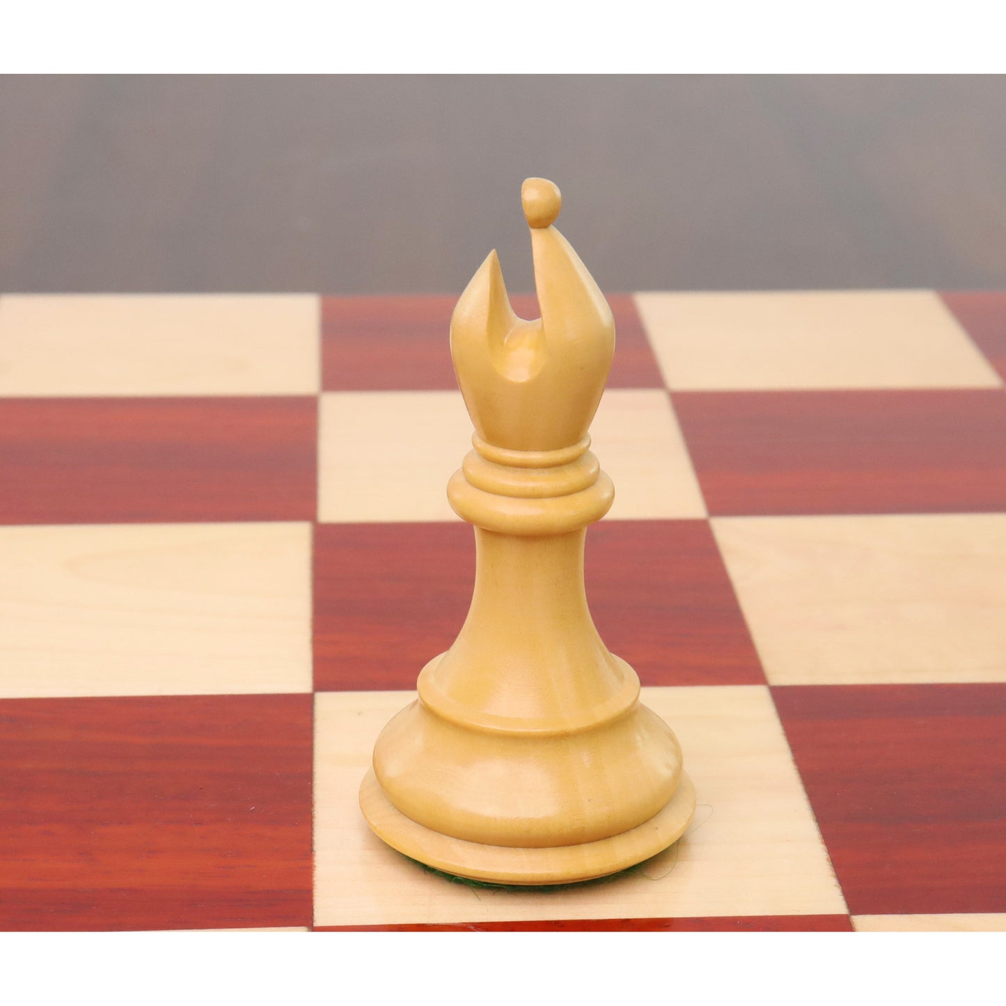 4" Sleek Staunton Luxury Chess Set- Chess Pieces Only - Triple Weighted Bud Rose Wood