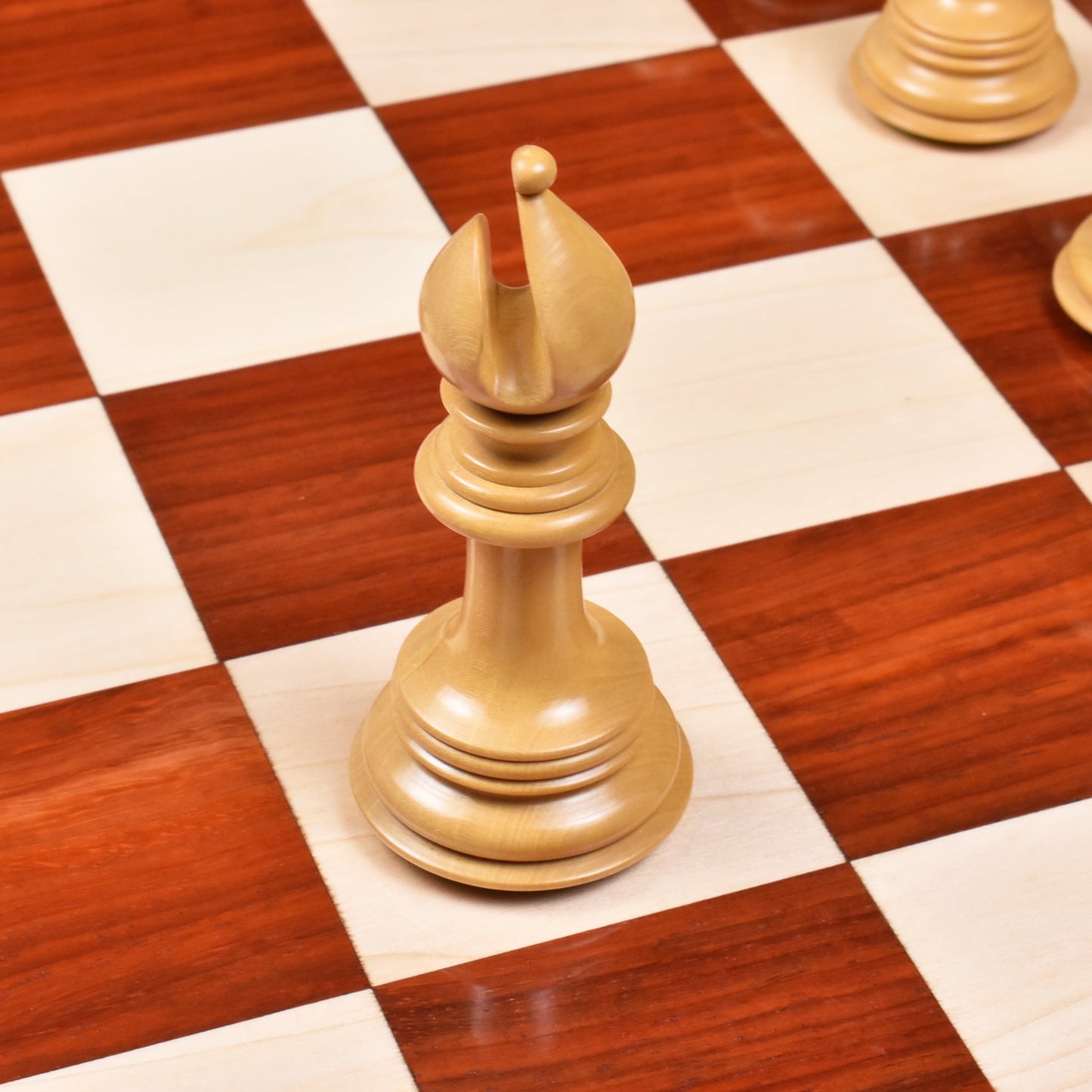 4.6" Arthur Luxury Staunton Chess Set- Chess Pieces Only - Bud Rosewood - Triple Weighted