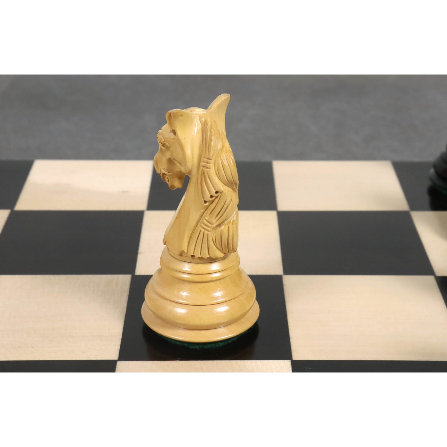 4.6″ Rare Columbian Triple Weighted Luxury Chess Set- Chess Pieces Only - Ebony Wood