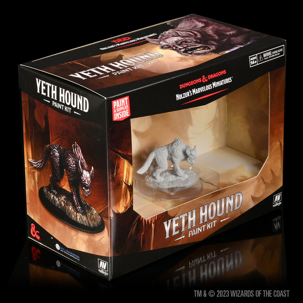 Dungeons & Dragons Nolzur's Marvelous Unpainted Miniatures: Yeth Hound Paint Kit