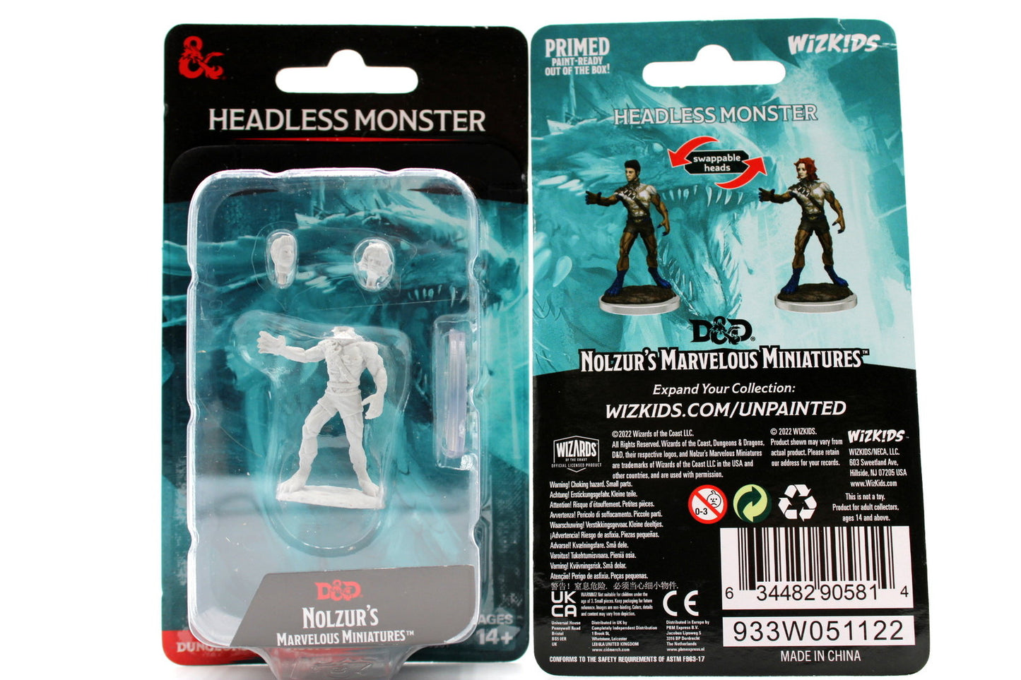 D&D: NMU - HEADLESS MONSTER (UNPAINTED) MINIATURE