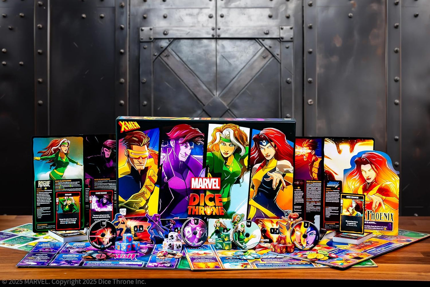Marvel X-Men Dice Throne Box 2 (Cyclops, Jean Grey, Gambit, Rogue)