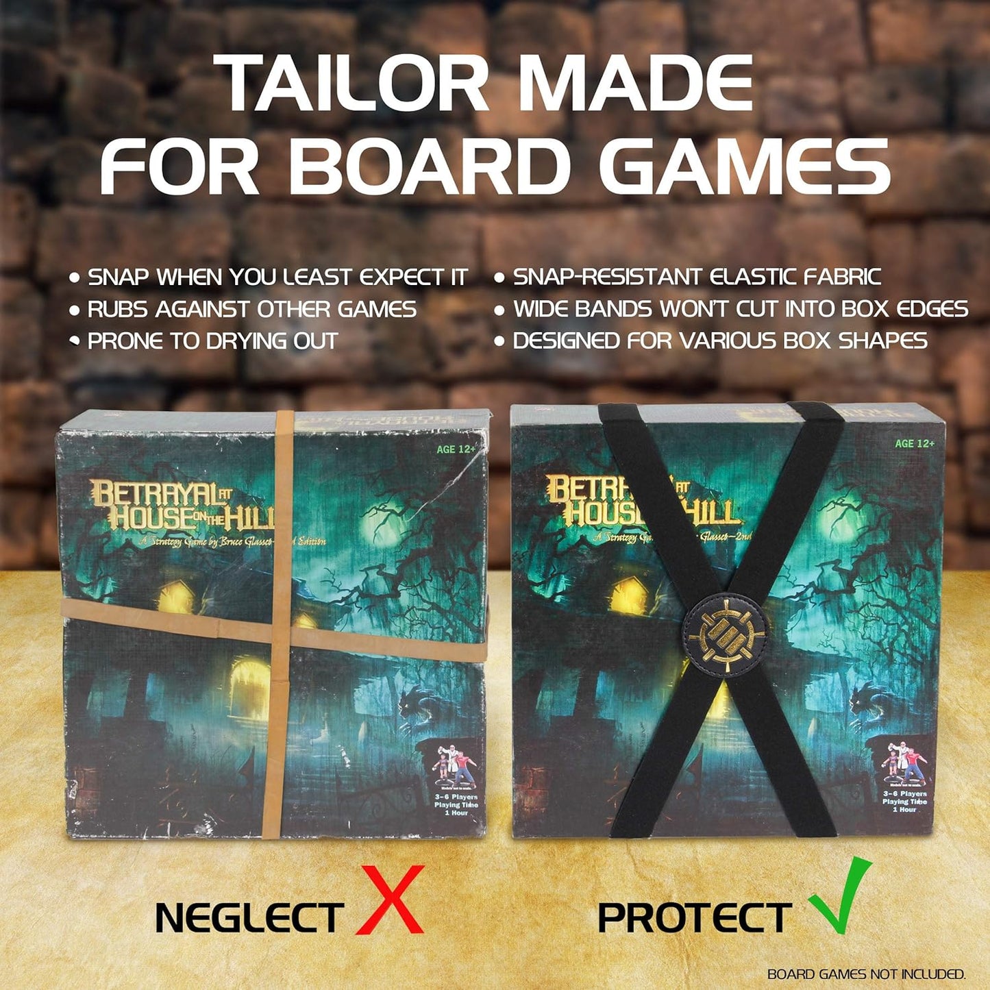 Enhance: Board Game Box Bands (5)